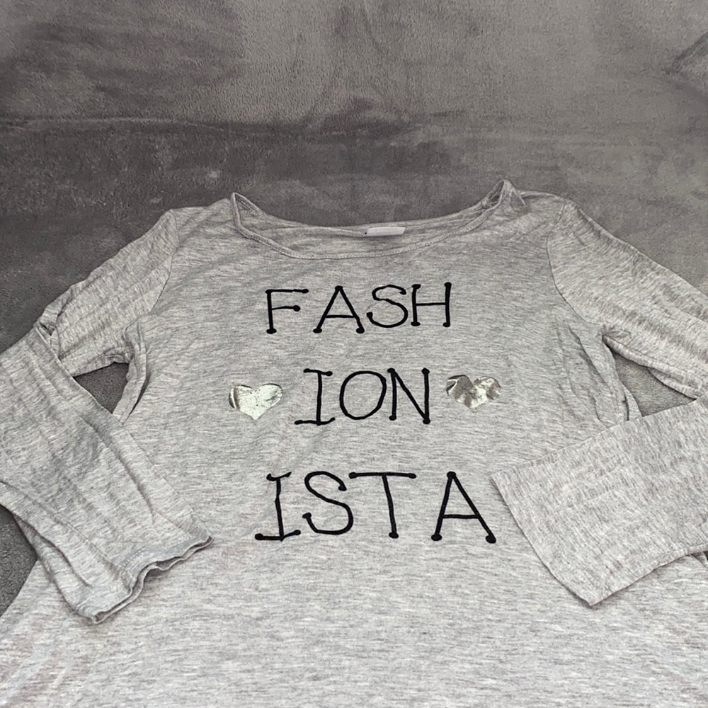 “Fashionista” Kids Long Sleeve Shirt